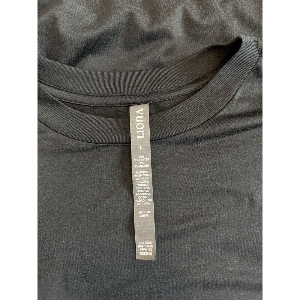 Vuori Halo Essential Crew Pullover Black NWOT Large - Picture 8 of 13
